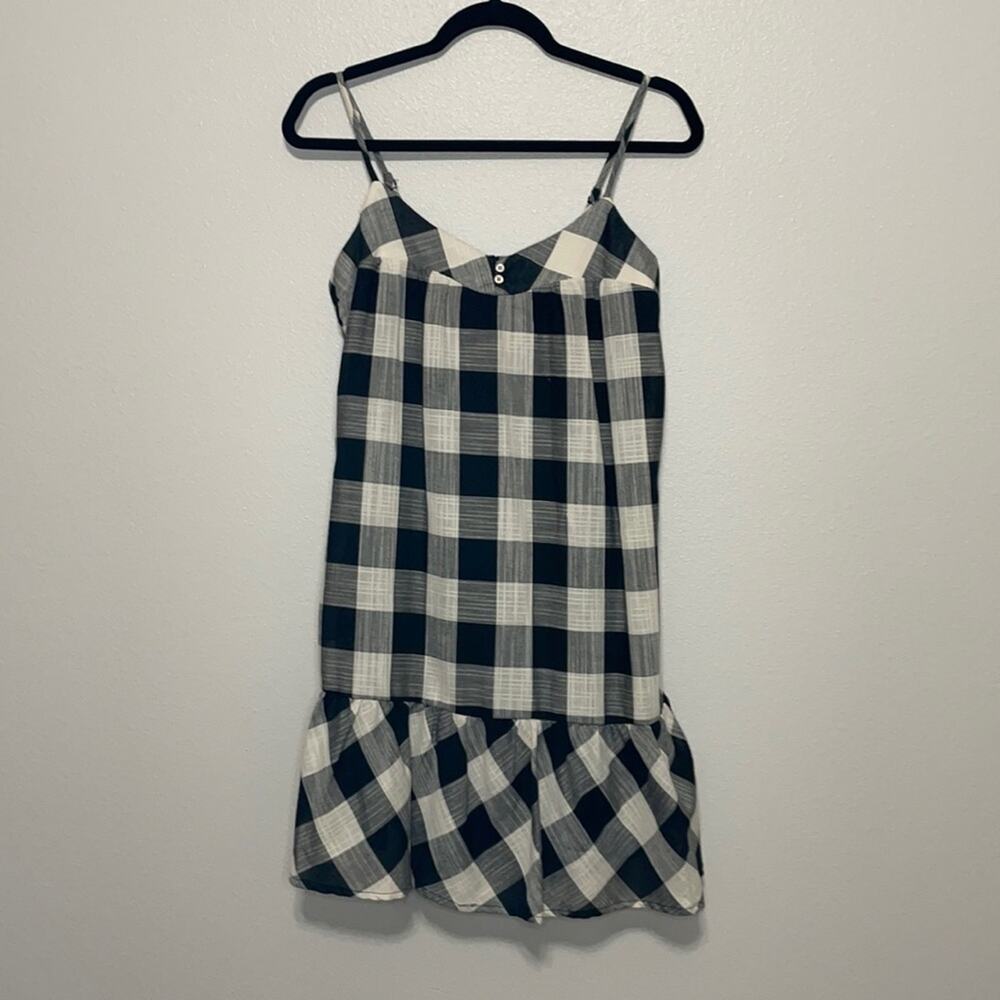 TRUE CRAFT Black and White Plaid Dress Size S